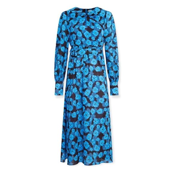 NWT ASOS Urban Revivo Puff Sleeve V-Neck Skater Dress - Picture 1 of 14